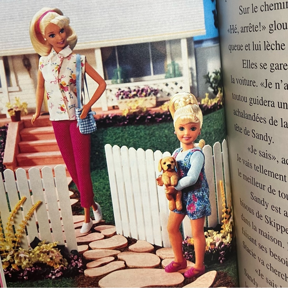 90s Vintage Barbie French Childrens Book "Mon meilleur ami" Livre 1999 Mattel - Picture 6 of 11